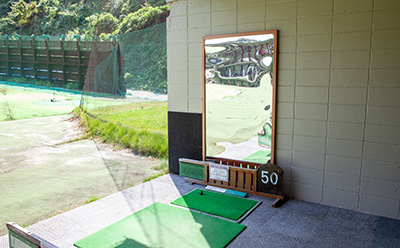 スイングフォーム確認用打席